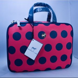 Dabney Lee Large Cosmetic Polka Dot Bag